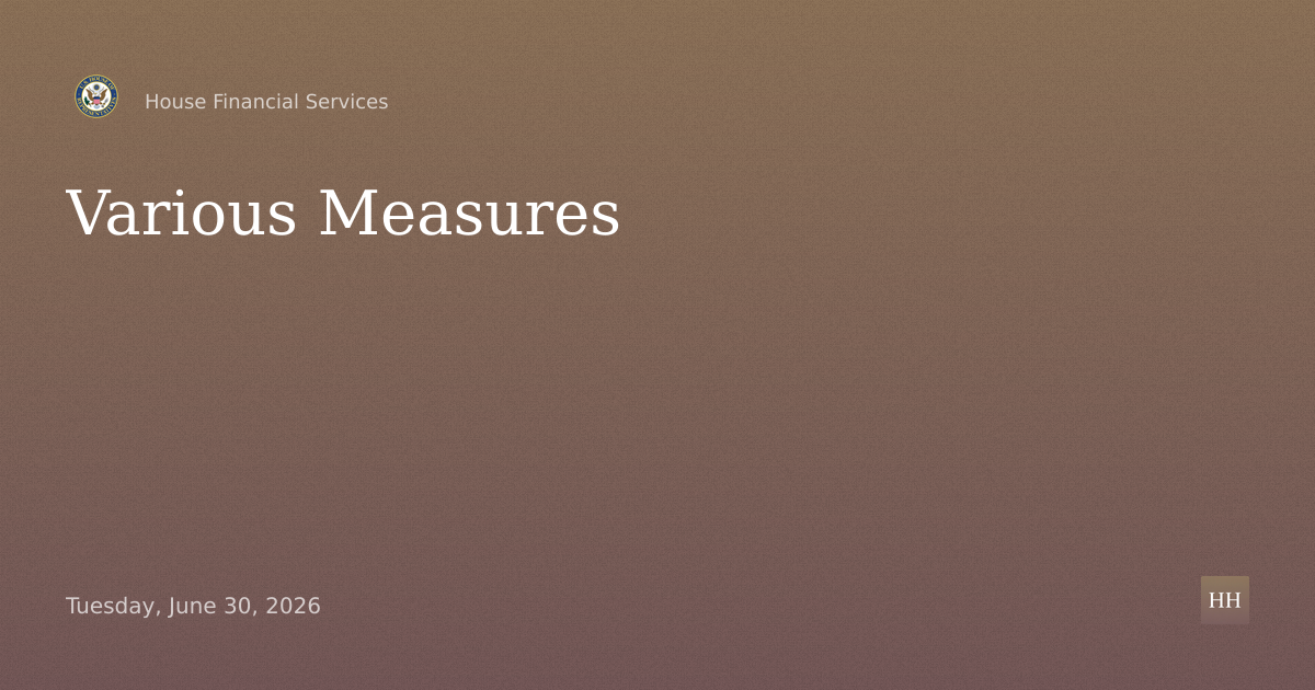Various Measures