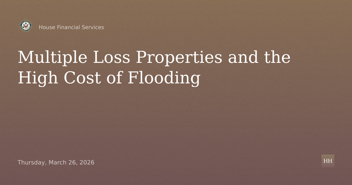Mitigation and Multiple Loss Properties: Factors Influencing the High Cost of Flooding