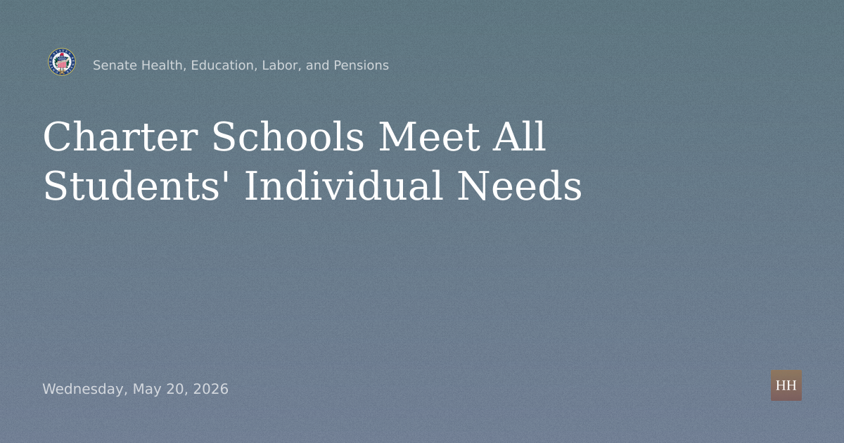 Examining the Role of Charter Schools in Meeting All Students' Individual Needs
