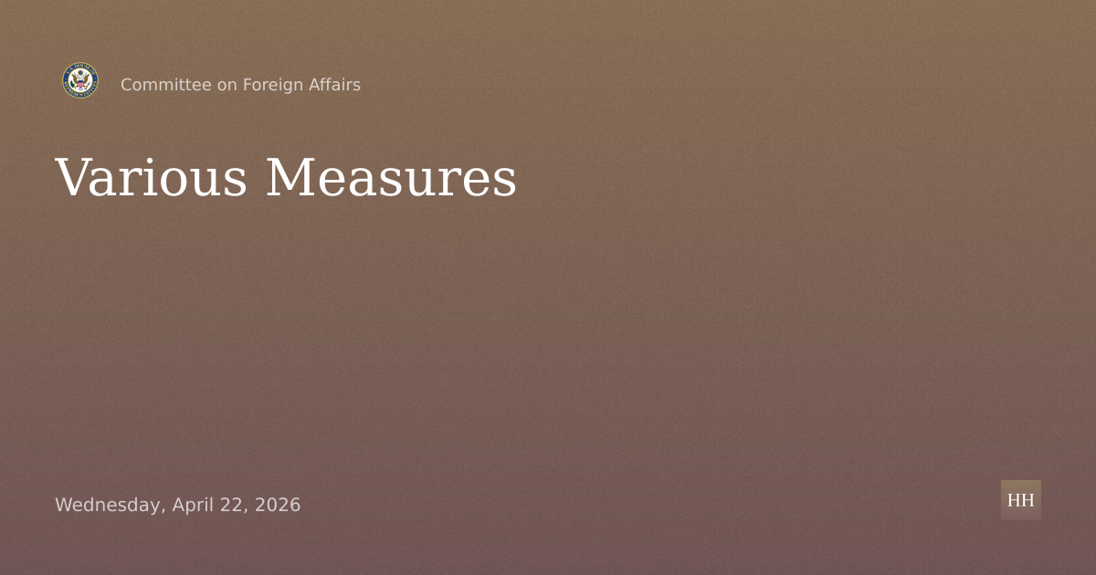 Various Measures