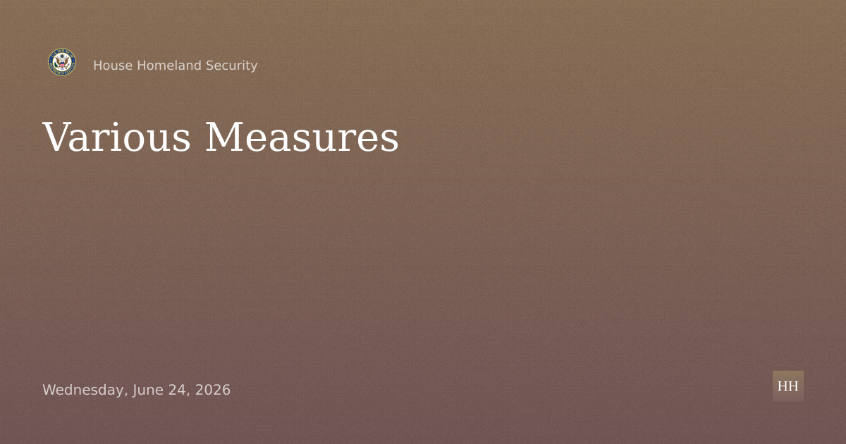 Various Measures