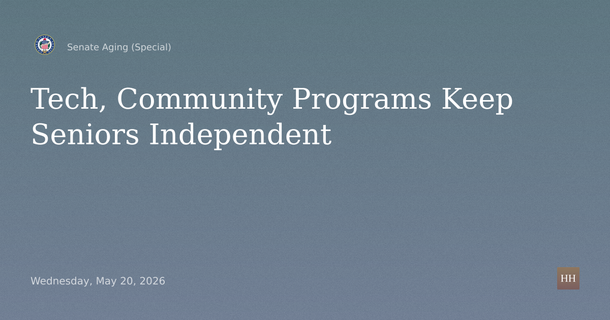 Tech Innovation, Community Programs Prevent Falls, Preserve Senior Independence