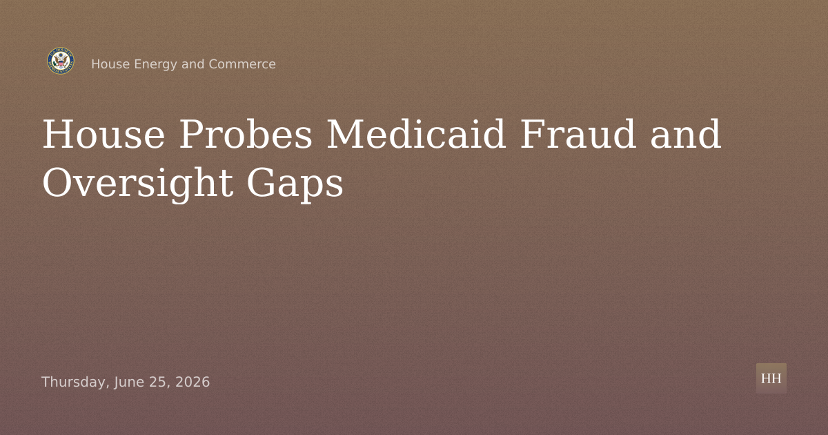 State Medicaid Program Integrity: Examining Fraud Risks and Oversight Deficiencies.