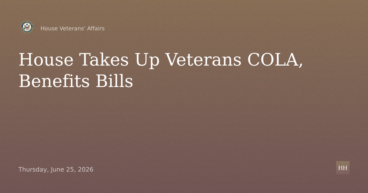 Veterans COLA, Compensation Fund, PROVIDE, Hawaii Cemetery, Unclaimed Veterans