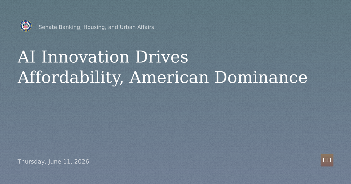 AI and the American Dream: Innovation, Affordability and American Dominance